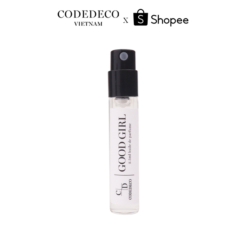 Tinh dầu thơm CODEDECO Good Girl ngọt ngào, gợi cảm Vial 2.5ml