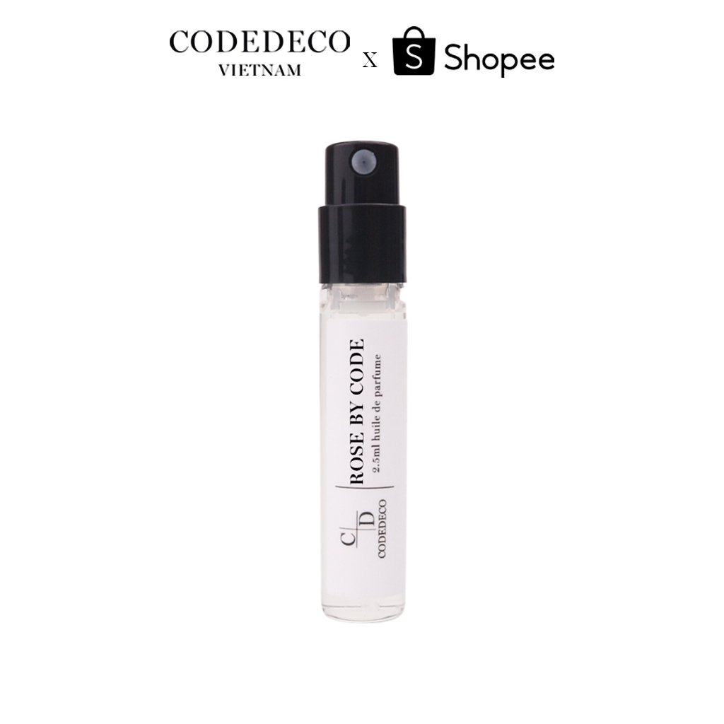 Tinh dầu thơm CODEDECO Rose By Code thanh lịch, thu hút vial 2.5ml