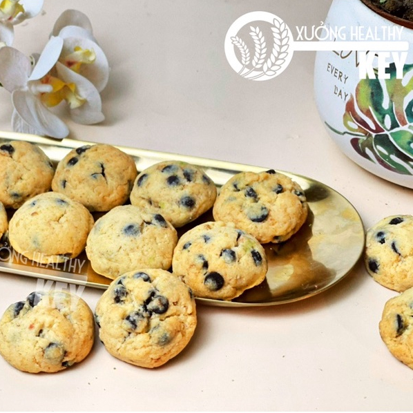 Bánh Cookies Nguyên Cám Chocolate Chips Healthy Key - Bánh Hạt Ngũ Cốc Giảm Cân