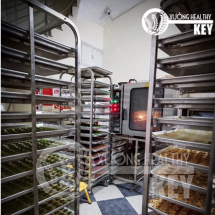 Bánh Hạnh Nhân Mè Đen Healthy Key - Bánh Hạt Ngũ Cốc Giảm Cân