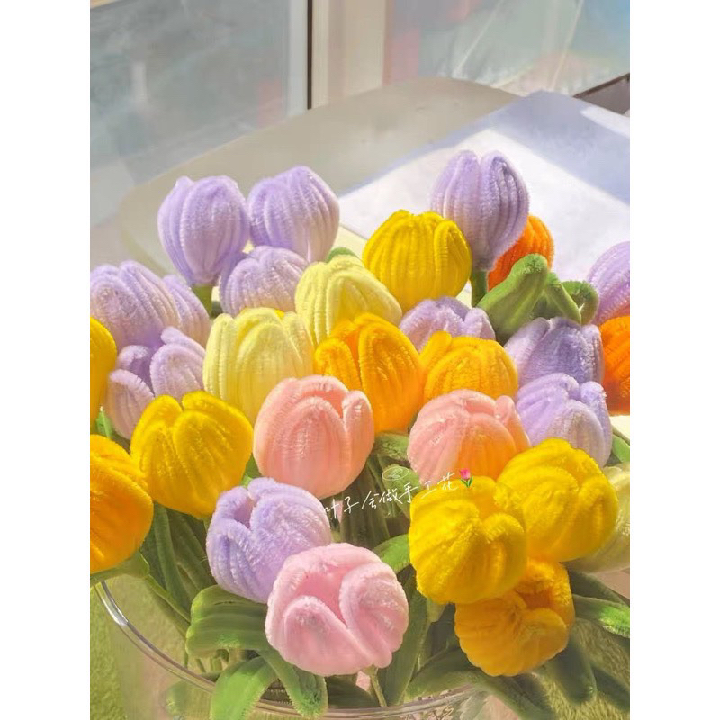 100 sợi Kẽm nhung, kẽm lông Sợi loại tốt làm hoa trang trí đồ chơi cho bé handmade chất lượng freeship