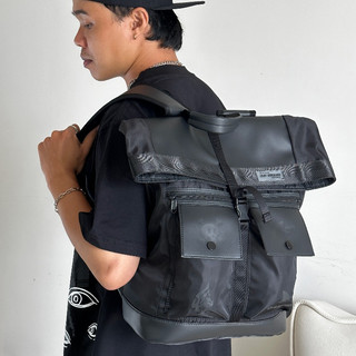 Balo Da 4ART Local Brand Essentials Leather Backpack Màu đen