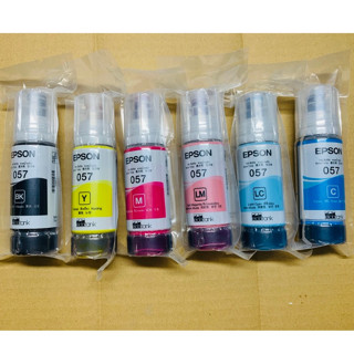 Bộ mực 6 màu mã 057 ecotank dùng cho máy in Epson L8050, L18050 nhập khẩu