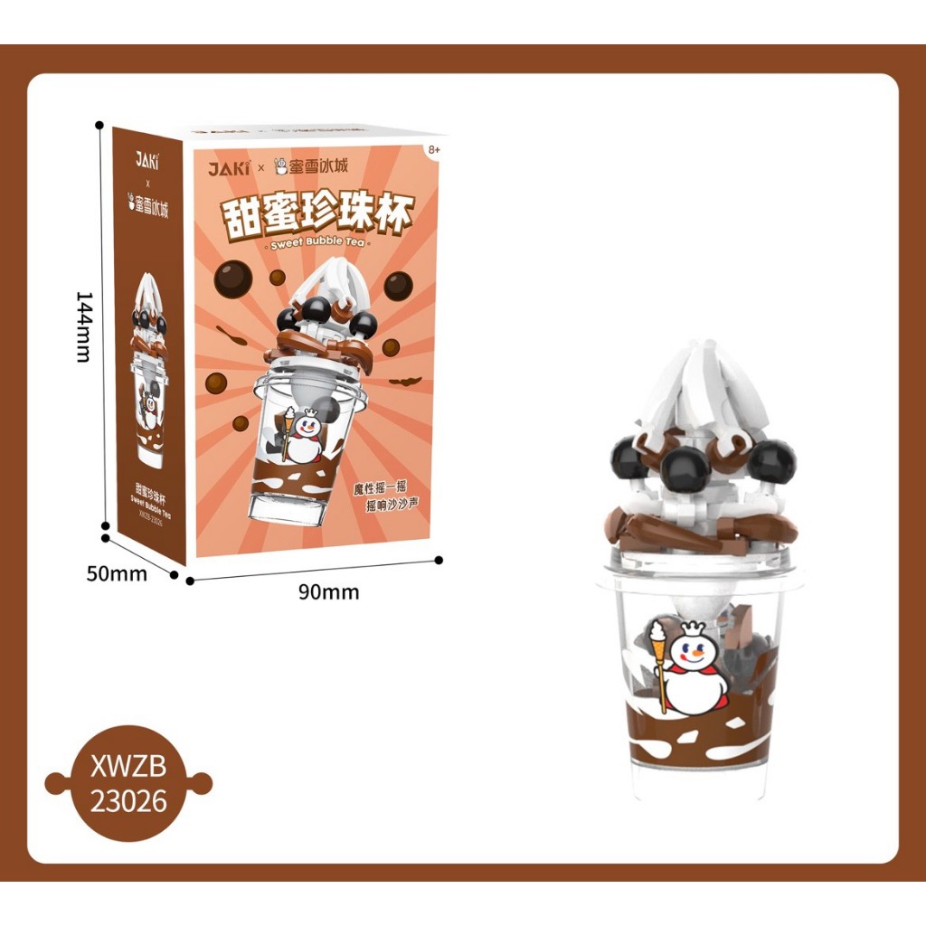 BỘ LẮP RÁP LEGO MÔ HÌNH KEM MIXUE SIÊU HOT HT THIẾT KẾ SIÊU ĐẸP