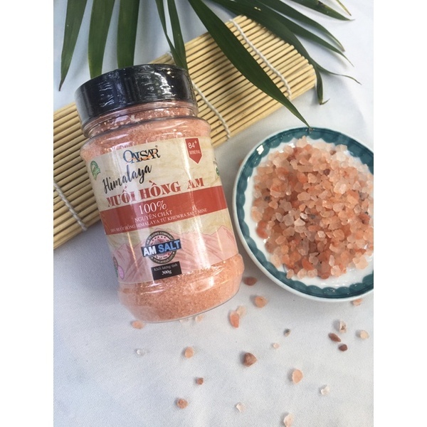 Muối hồng HIMALAYA QAISAR LỌ 150G - 500G Giàu khoáng chất, tốt cho sức khỏe