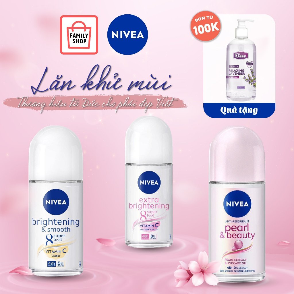 Lăn Khử Mùi Nivea Dành Cho Nữ 50ml