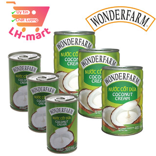 Nước Cốt Dừa Wonderfarm Coconut Cream Lon 400ml/160ml