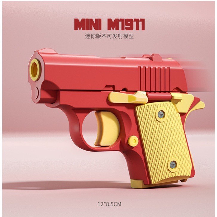 1911 Mini in 3D Đồ Chơi Nhựa ABS An Toàn, Giải Trí K Gây Hại, CHÍNH HÃNG - SÚNG Đồ Chơi Nhựa 1911 MẪU MỚI 2023