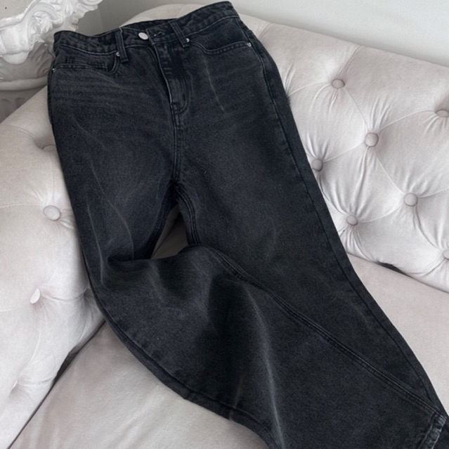 LUV JEANS PANT | Black Grey