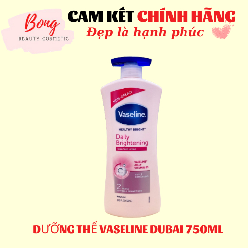 Sữa Dưỡng Thể Vaseline 725ml Dưỡng Trắng Sáng Da Nâng Tone Body Lotion Tone Up