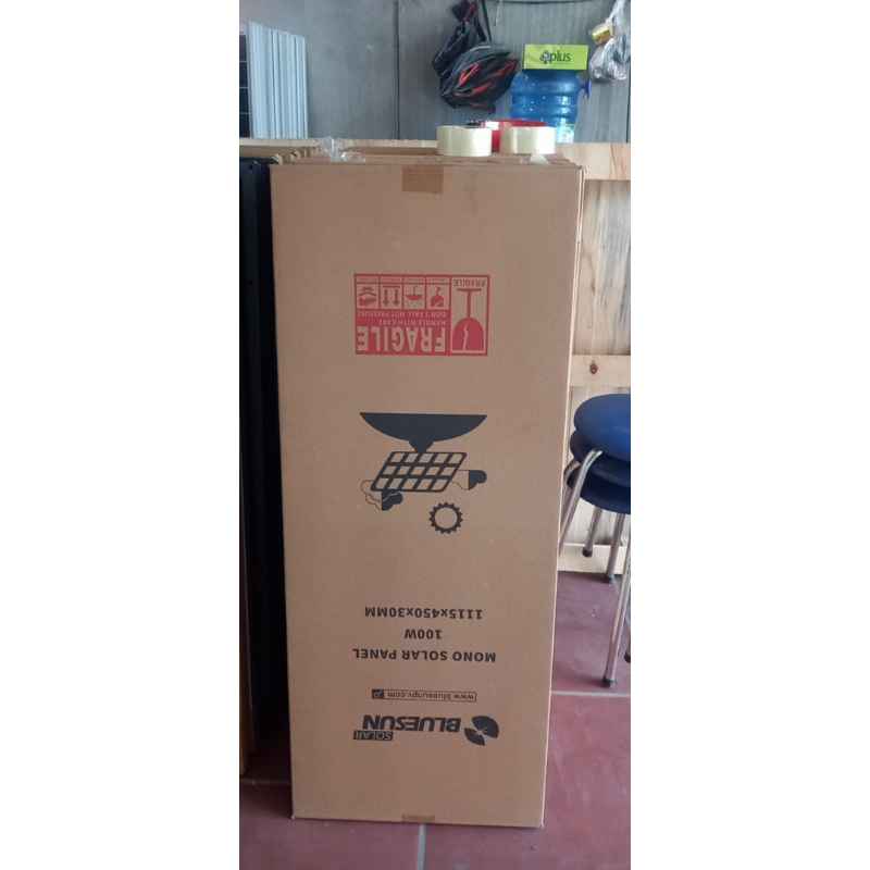 Tấm pin s-solar 100w màu đen cho hiệu suất cao