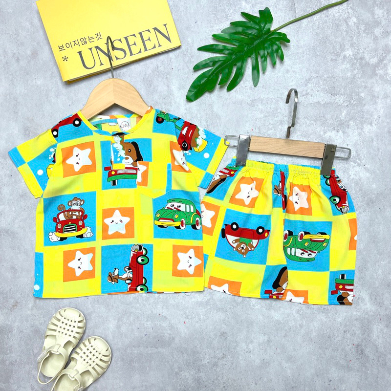 Bộ tole / lanh quần đùi bé trai size 9-37kg