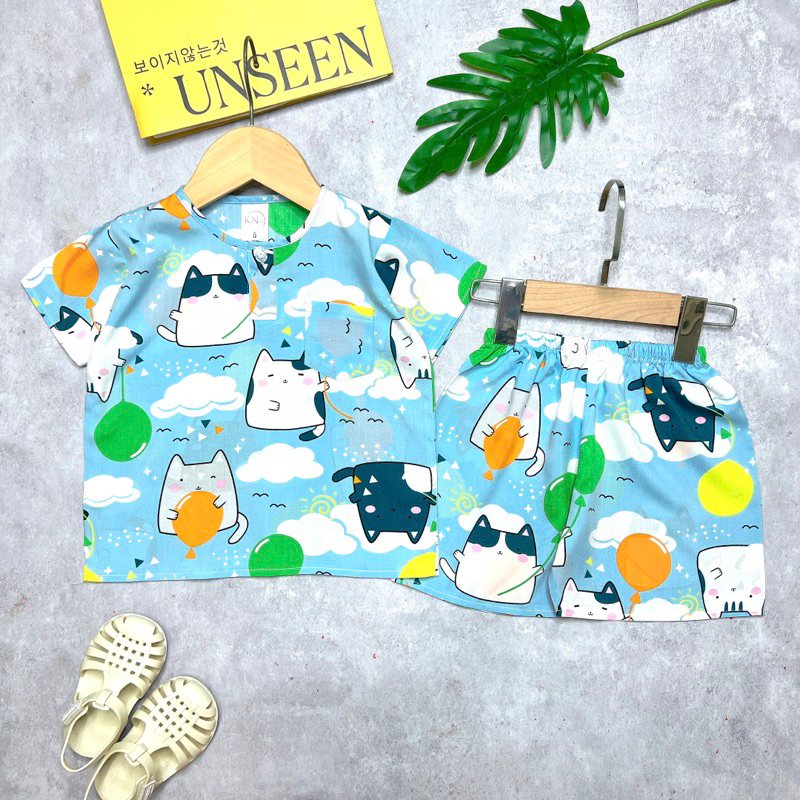 Bộ tole / lanh quần đùi bé trai size 9-37kg