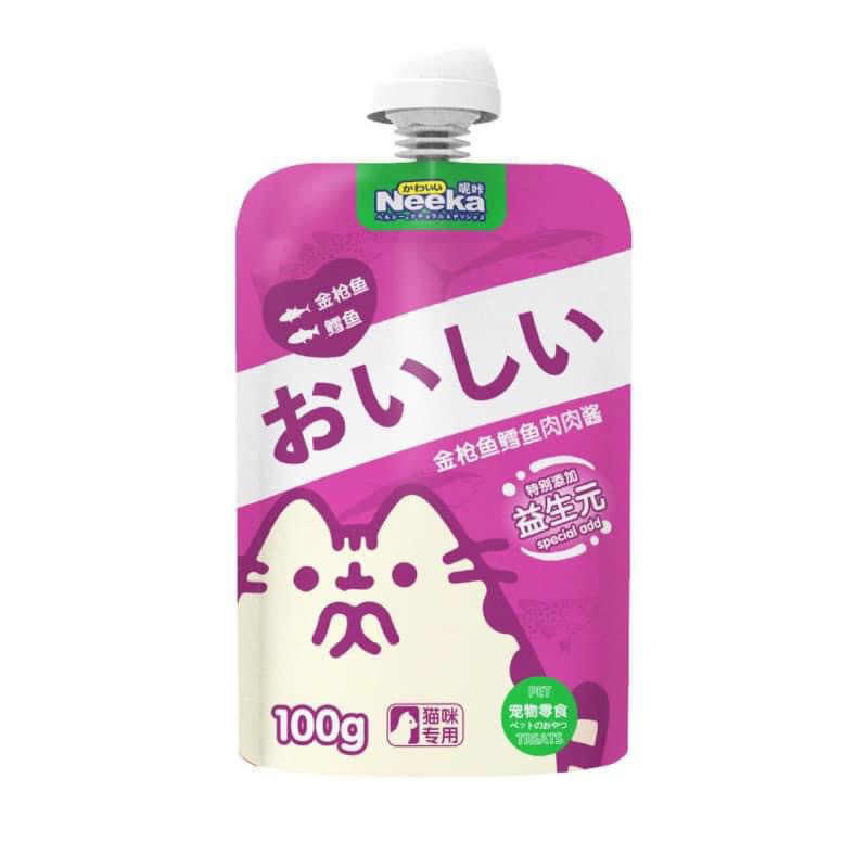 Súp thưởng nắp vặn Neeka - túi 100gram dành cho chó và mèo