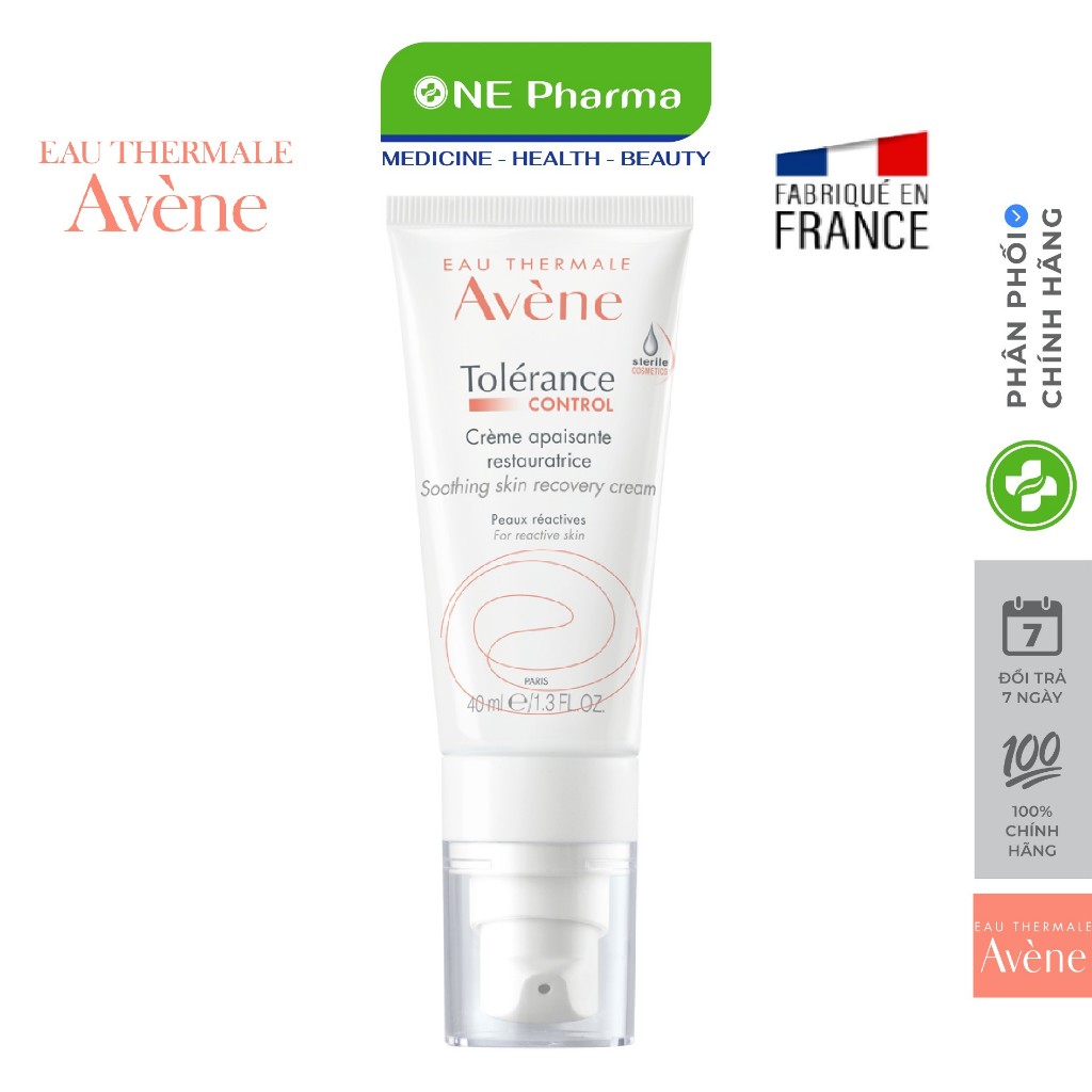 Kem dưỡng khôi phục hàng rào bảo vệ da AVÈNE CONTROL SOOTHING SKIN RECOVERY 40ml