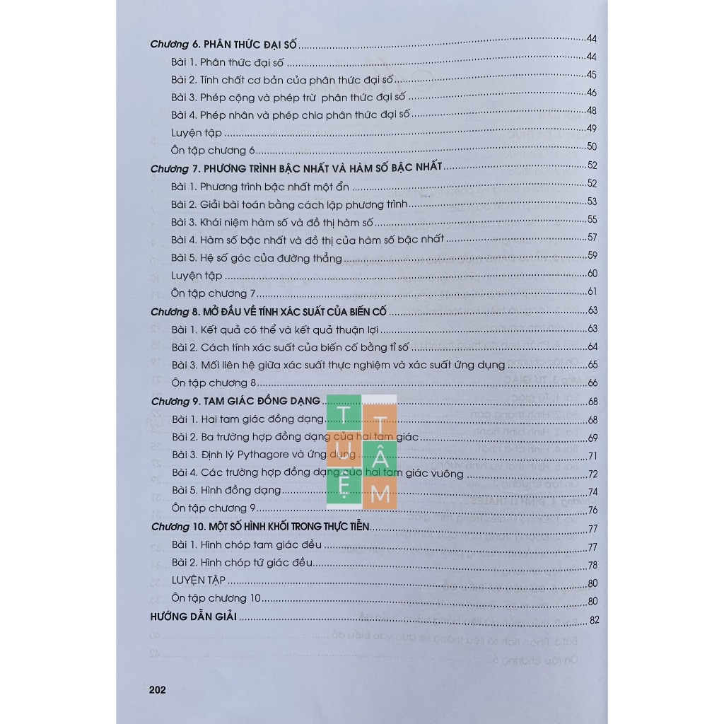 Sách - 500 bài tập cơ bản và nâng cao Toán 8