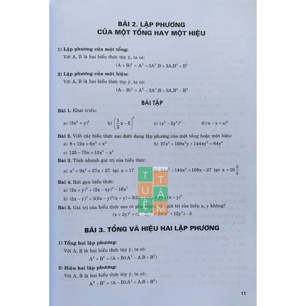 Sách - 500 bài tập cơ bản và nâng cao Toán 8