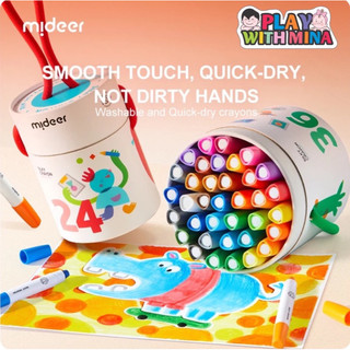 Bút sáp lụa Mideer Silky Crayons Chính Hãng Mideer