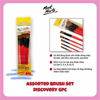 Bộ cọ vẽ Assorted Mont Marte