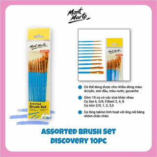Bộ cọ vẽ Assorted Mont Marte