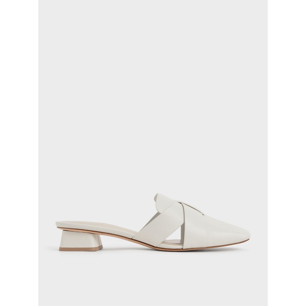 Giày Mules vuông chéo CK1-60580220