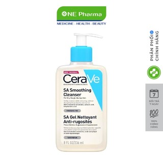 Sữa rửa mặt CeraVe SA Smoothing Cleanser 236ml (Bản Pháp)
