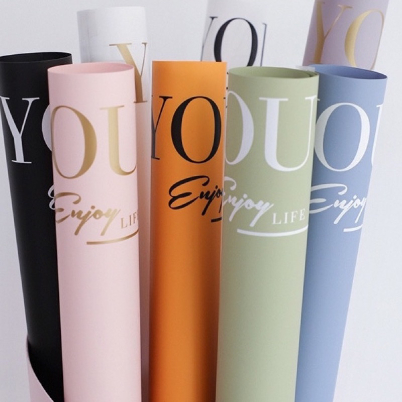 20 Giấy bó hoa tình nhân, giấy chữ i love you sang xịn hàng loai đẹp