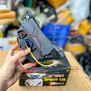 Pha đèn Dyno Ex135 2005-2010 2 sọc - sữ dụng ốp nhỏ