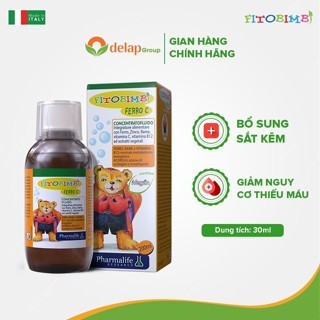 Siro Fitobimbi Ferro C hỗ trợ tăng đề kháng cho bé chai 200ml