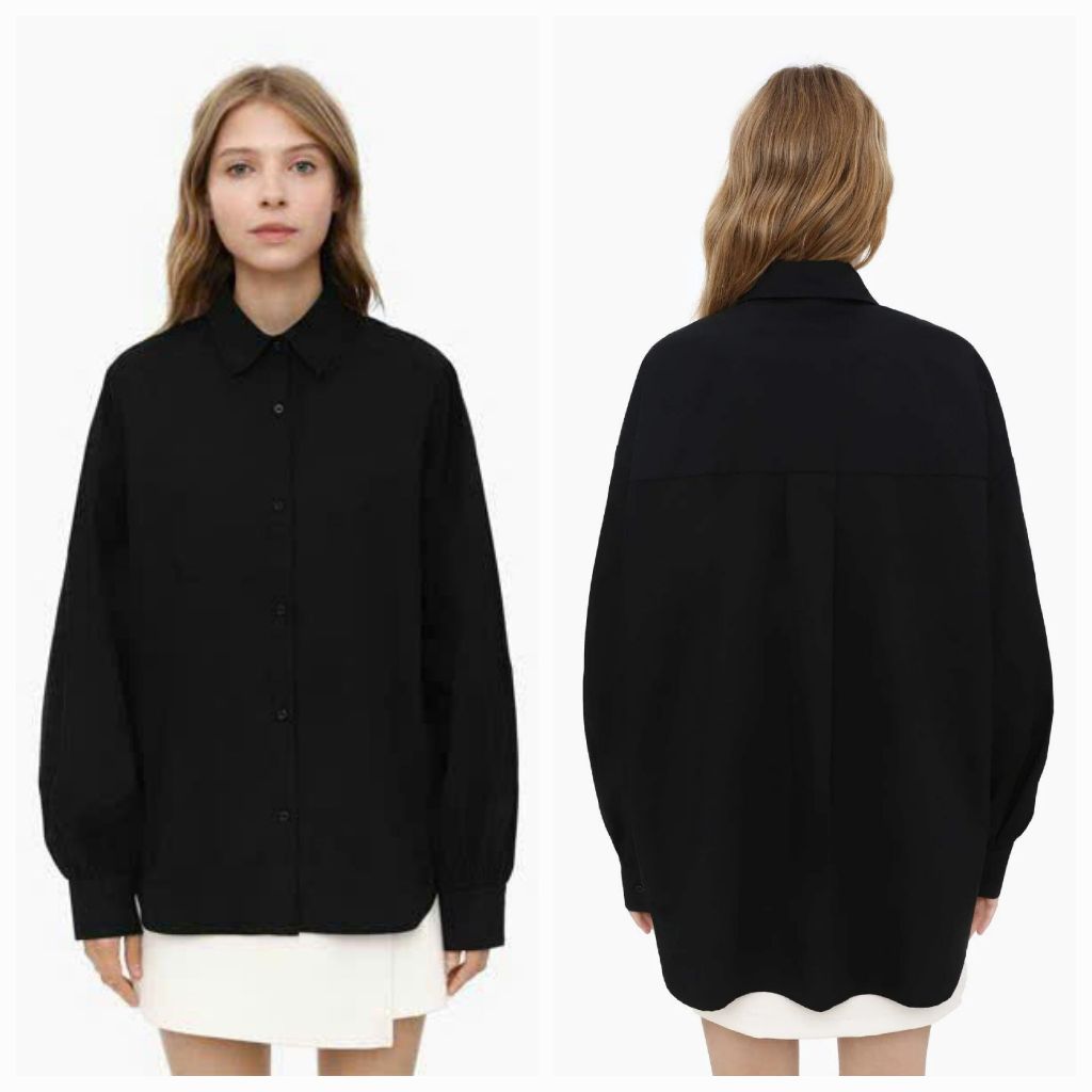 Áo Sơ Mi Tay Dài Oversize - GLORIA JEANS