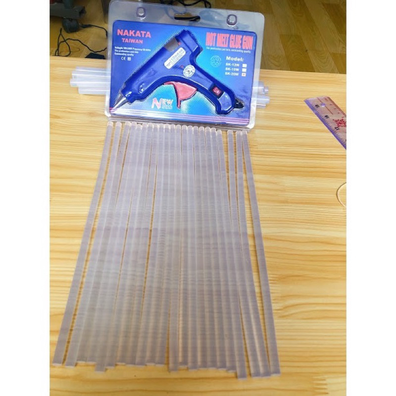 Súng Bắn Keo Nến Silicon Nhỏ Thường 20w Tặng Kèm Cây Keo Nến Nhỏ