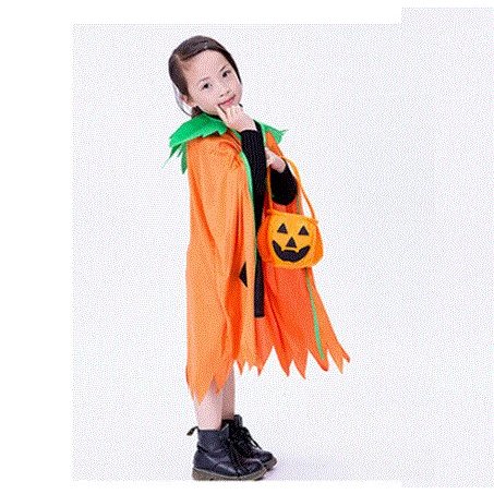 🍄 Halloween Hóa Trang Quả Bí Ngô Cho Bé. Trang Phục Bí Ngô Màu Cam Kèm Mũ Cho Bé Free Size