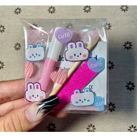 Set 24 Nail Box dáng dài phong cách cá tính tặng kèm quà