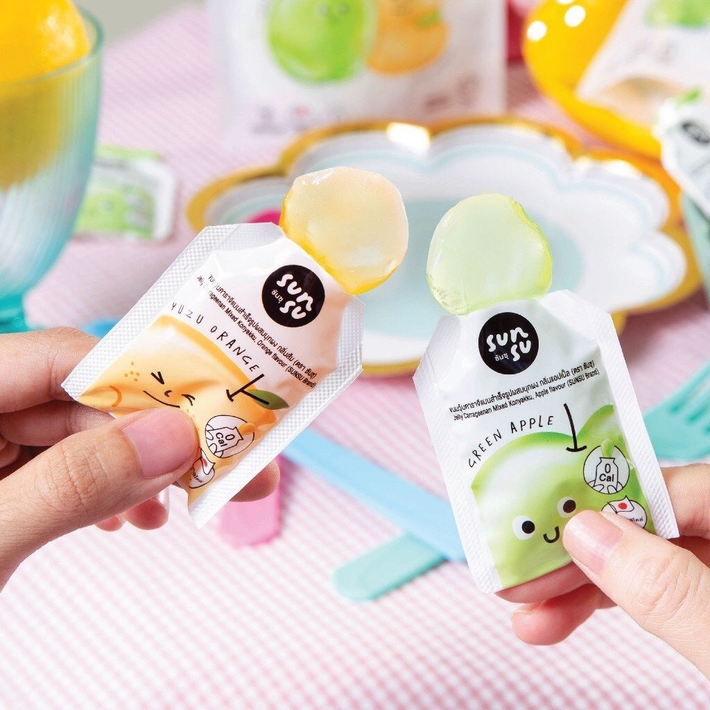 Thạch Konjac trái cây 0 calo nhiều vị Thái Lan  Nhập Khẩu Thái Lan