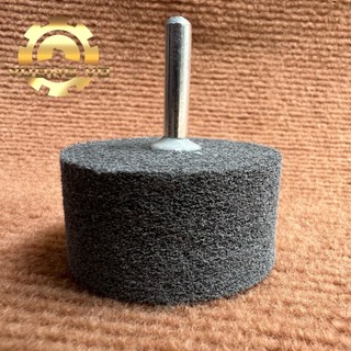 Trụ nỉ xám đánh bóng-đầu mài chuôi nỉ xám-đầu chà sợi fiber kích thước 20 x 25 x 6mm