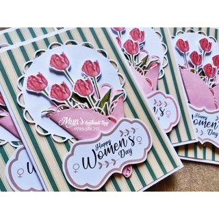 [10 MẪU] Thiệp 8/3 Quốc tế phụ nữ Happy Women's Day - Thiệp handmade
