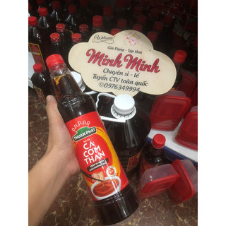 nước mắm cá cơm than thuận Phát chai 490ml/740ml