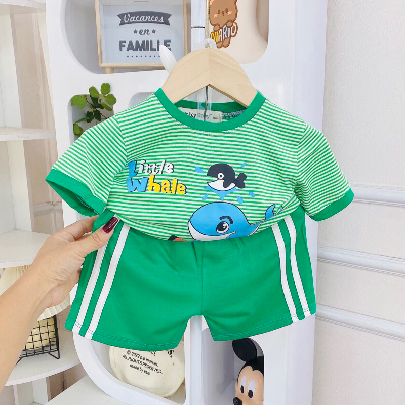 Cộc sọc dệt thun lạnh Minky mom