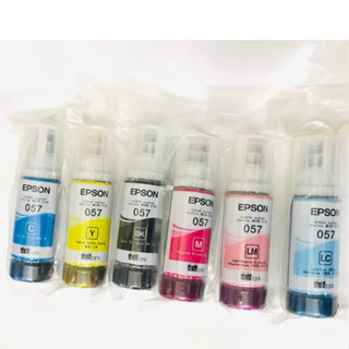 Bộ mực 6 màu cho máy in Epson L8050, L18050.v.v.mã 057 ecotank nhập khẩu