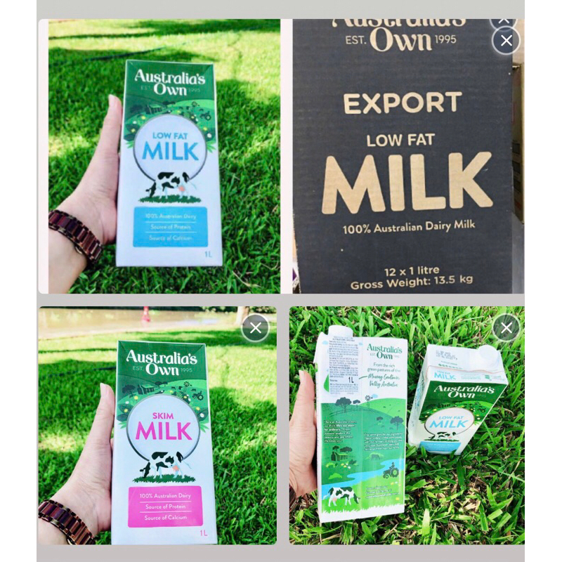 Sữa tươi Meadow Fresh/Australia's OWN thùng 12 hộp 1 lít