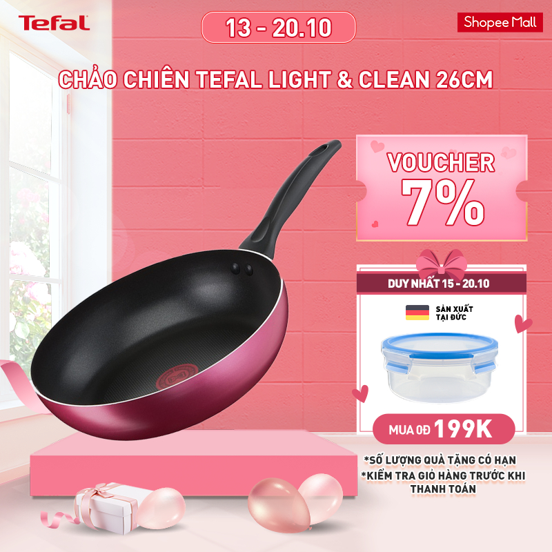 Chảo chiên Tefal Light & Clean 26cm