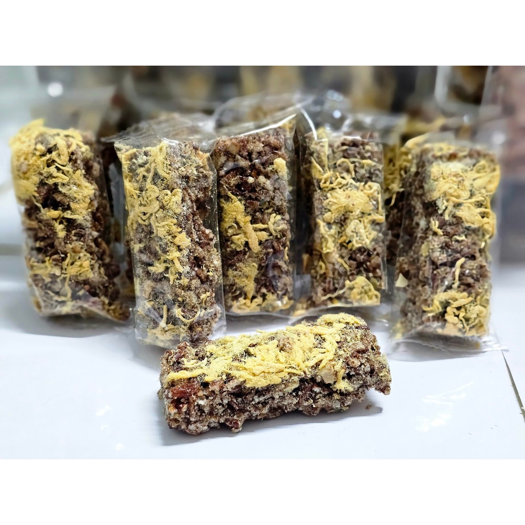 Thanh gạo lứt chà bông ,eatclean, ăn vặt healthy