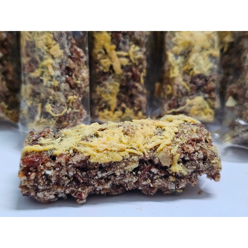 Thanh gạo lứt chà bông ,eatclean, ăn vặt healthy