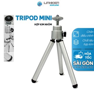 GẬY 3 CHÂN TRIPOD MINI nhôm ren 1/4 20cm Gía đỡ điện thoại