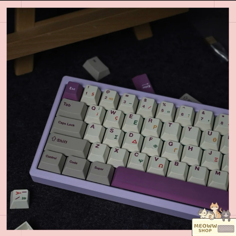 Keycap Retro cho bàn phím cơ cơ giá rẻ chơi nhiều layout. Ship túi zip