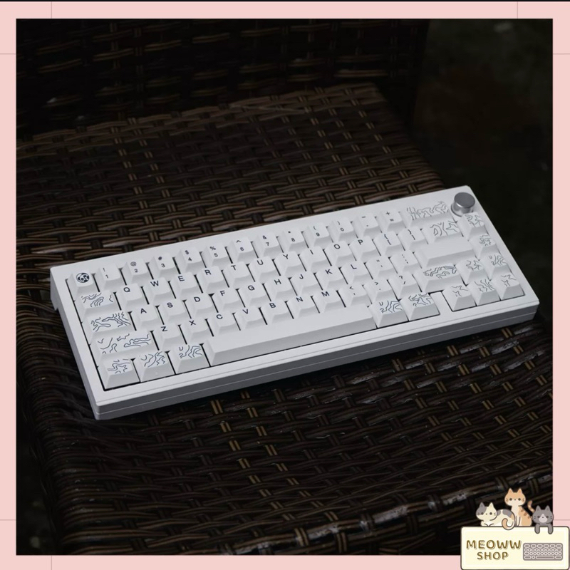 Keycap Crayon PBT dyesub hoạ tiết đẹp cho bàn phím cơ giá rẻ