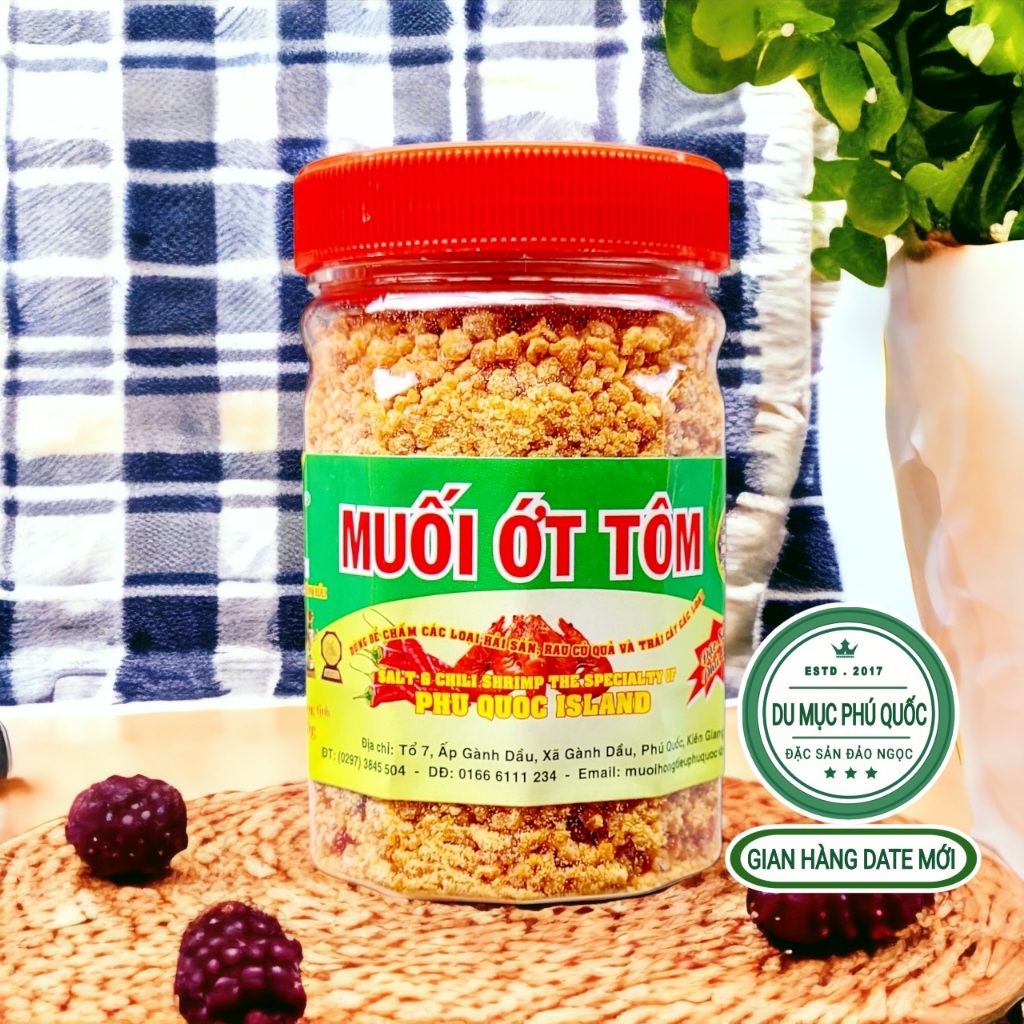 Muối Ớt Tôm - Biên Hải Phú Quốc hủ 120g