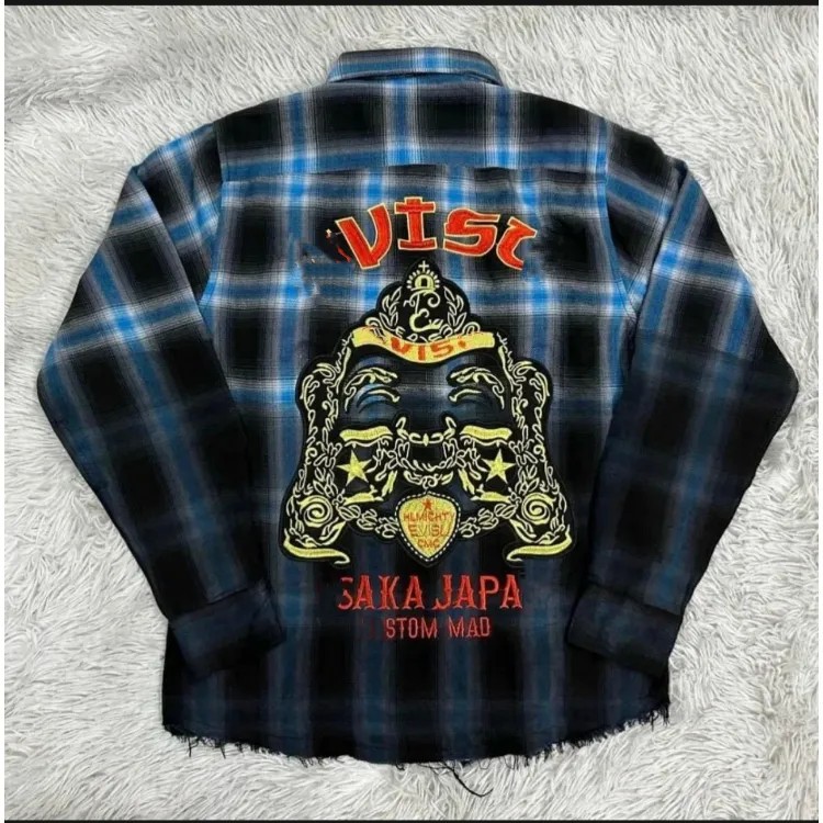 Áo sơ mi nam dài boy phố caro form đẹp chất vải dày tua like phối họa tiết EVI Hót Trend mẫu mới nhất