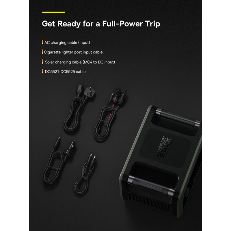 Siêu Phẩm Camping Trạm sạc Baseus 180,000mAh 5KG 600W 220V