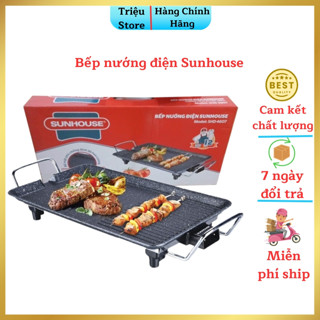 Bếp Nướng Điện Sunhouse SHD 4607 Công Suất 1500w Chống Dính 2 Lớp
